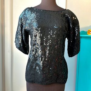 Vintage sequin shirt